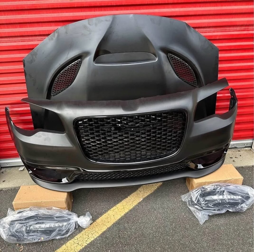 Chrysler 300 SRT Hood & Bumper Brand new \nFits all models\/trims from 2011-2023. Come complete, fog lights included.